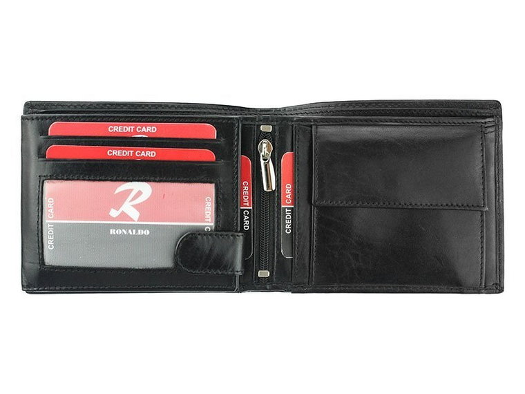 Skórzany męski portfel Ronaldo N992-VT RFID
