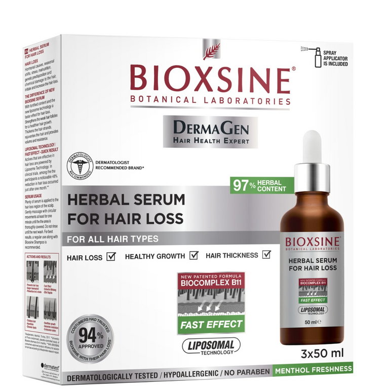 Bioxsine Dermagen Serum przeciw wypadniu włosów 3X50Ml