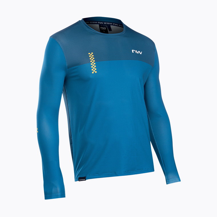 Longsleeve rowerowy męski Northwave Xtrail 2 blue