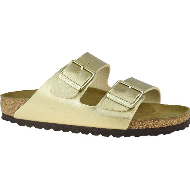 Klapki Birkenstock Arizona Bf W 1016111 złoty