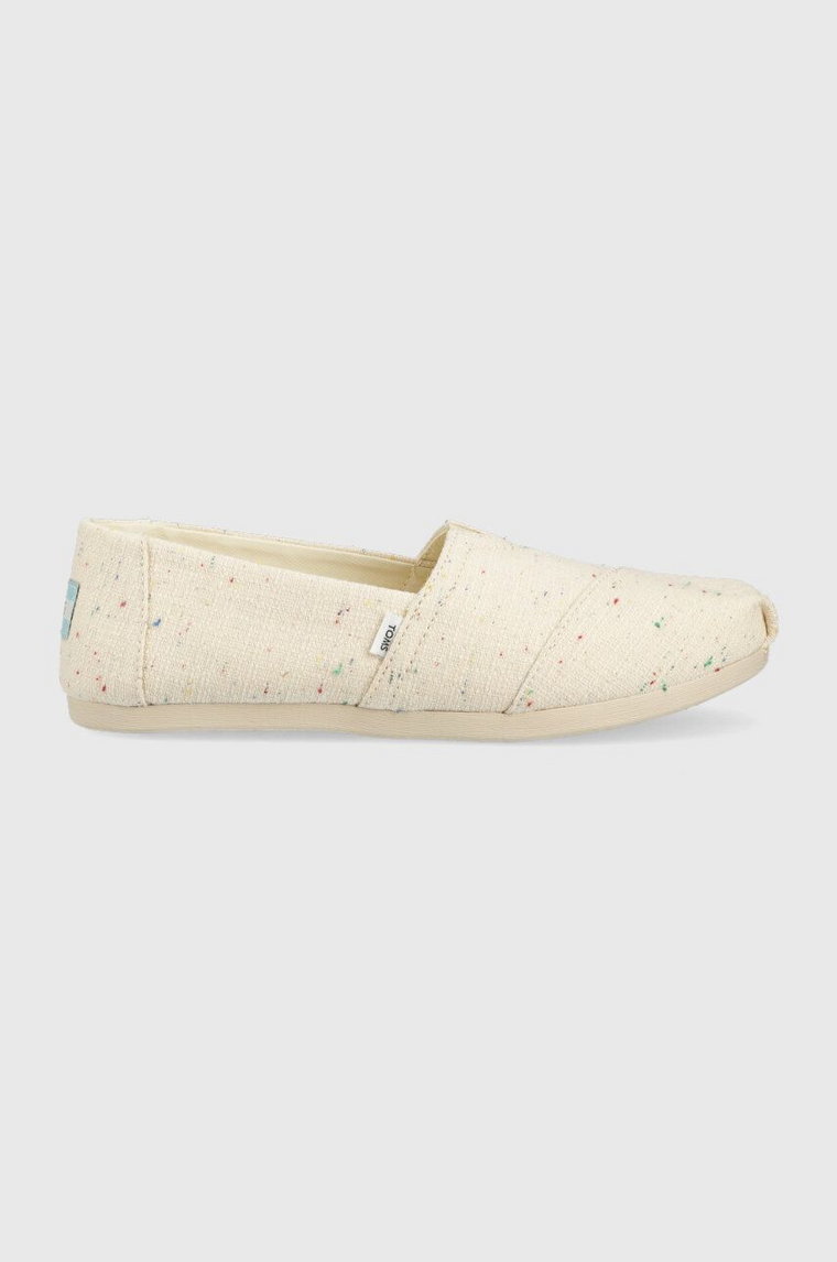 Toms espadryle Alpargata kolor beżowy 10019657