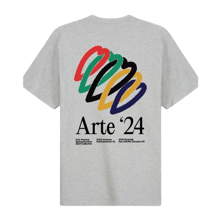 T-shirt z grafiką serca Arte Antwerp