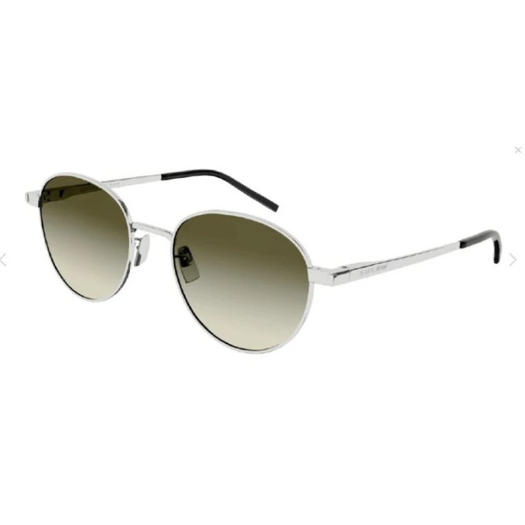 SL 533 Metal Corner Angle Okrągłe Unisex Okulary przeciwsłoneczne Saint Laurent