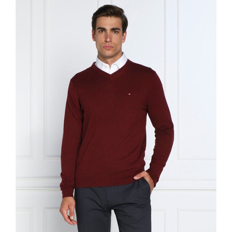 Tommy Hilfiger Sweter | Regular Fit | z dodatkiem kaszmiru