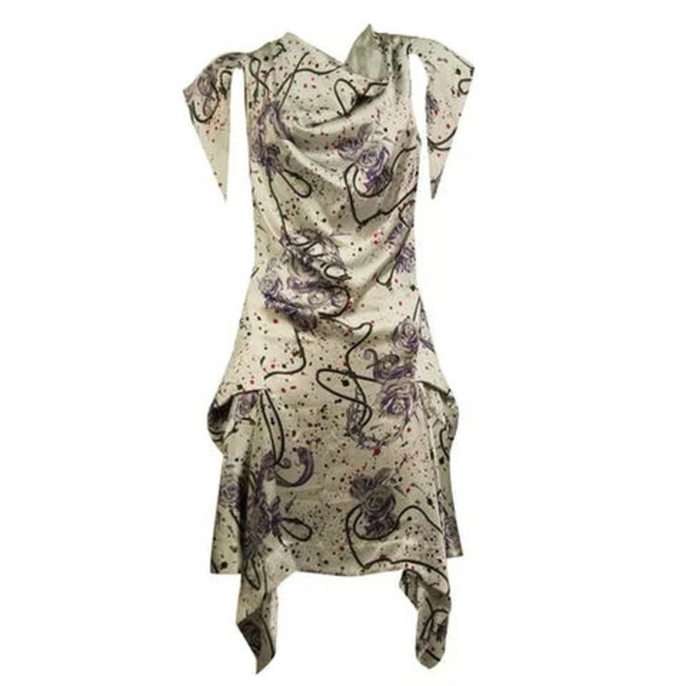 Pre-owned Silkdresses Alexander McQueen Pre-owned