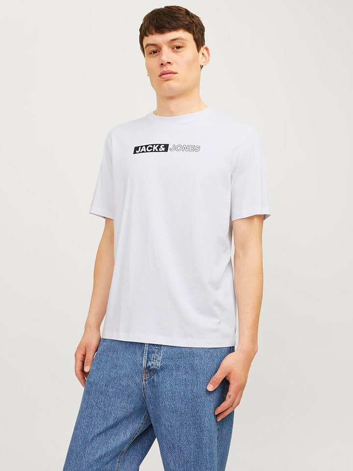 Jack & Jones Koszulka w kolorze białym