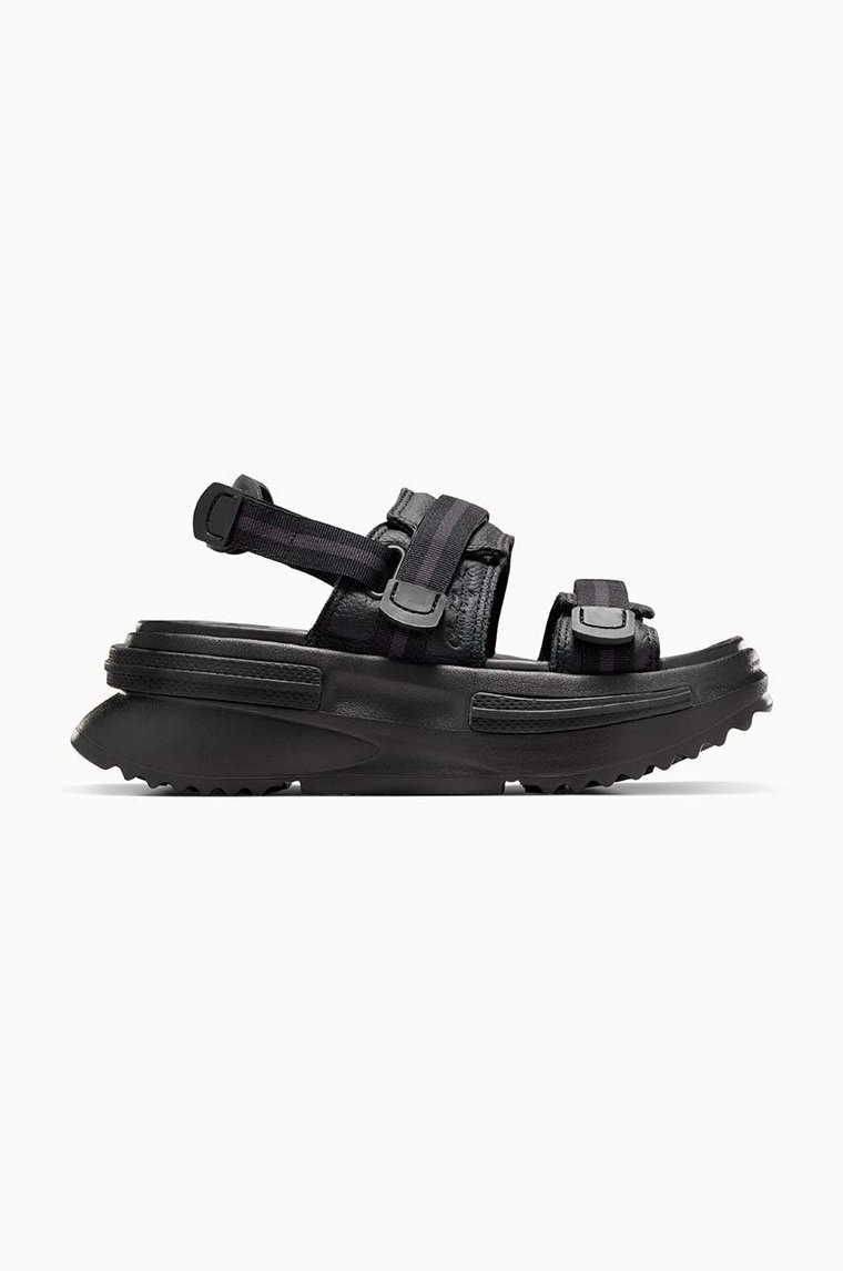 Converse sandały Run Star Utility Sandal Cx damskie kolor czarny na platformie A06480C