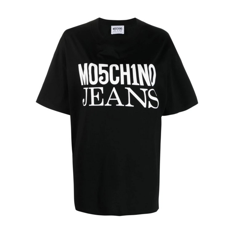 5555 T-Shirt - Stylowy i Modny Moschino
