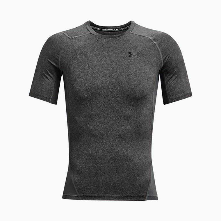 Koszulka treningowa męska Under Armour HG Armour Comp carbon heather/black | WYSYŁKA W 24H | 30 DNI NA ZWROT