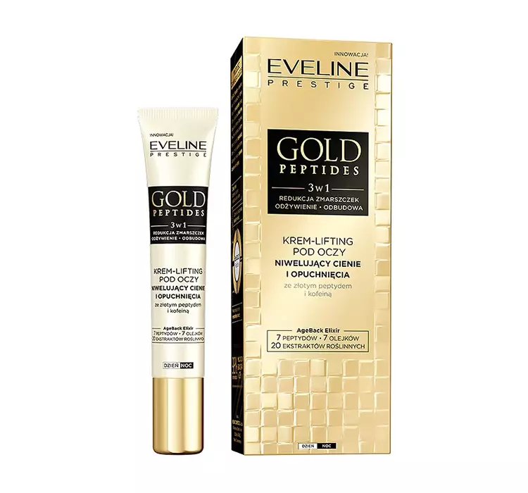 EVELINE GOLD PEPTIDES KREM LIFTINGUJĄCY POD OCZY 3W1 20ML