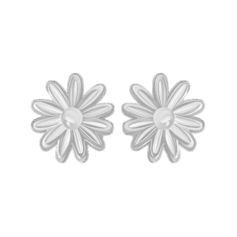 Kolczyki Flowers Etincelle srebrne