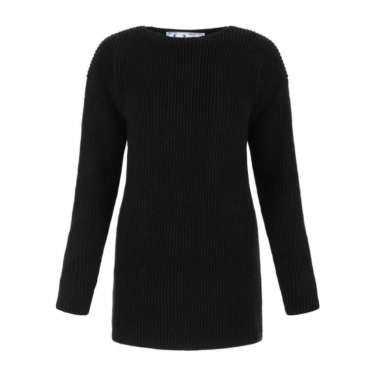 Czarny sweter wełniany Off White