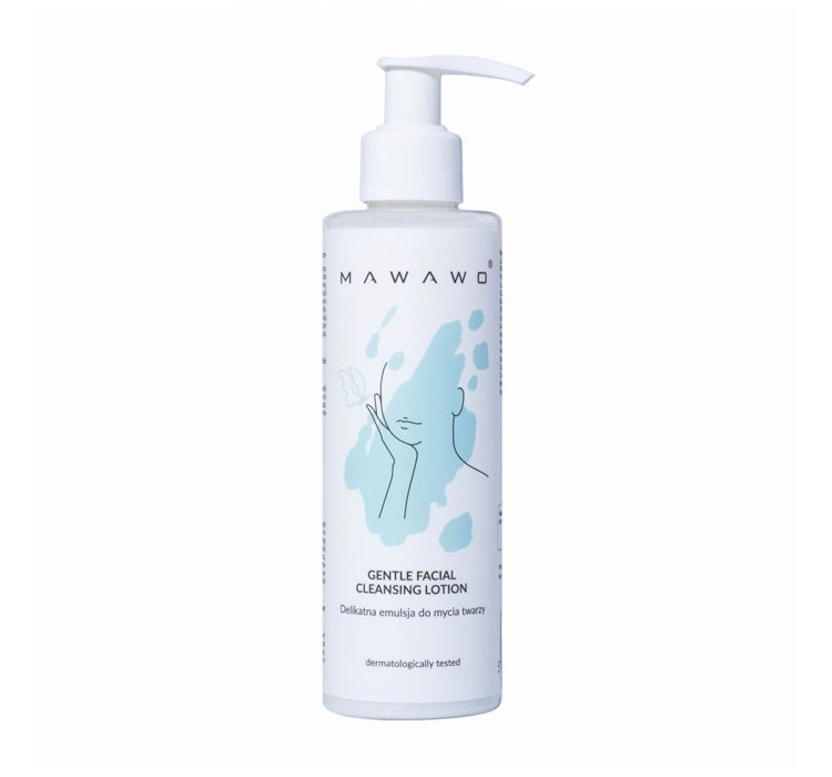 MAWAWO GENTLE FACIAL CLEANSING LOTION DELIKATNA EMULSJA DO MYCIA TWARZY 200ML