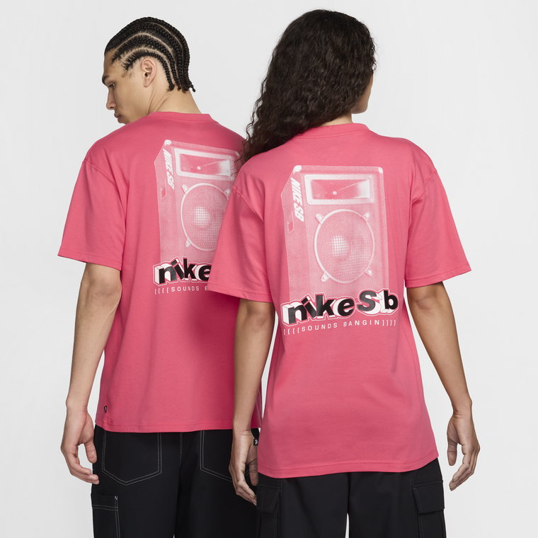 T-shirt do skateboardingu Max90 Nike SB - Różowy