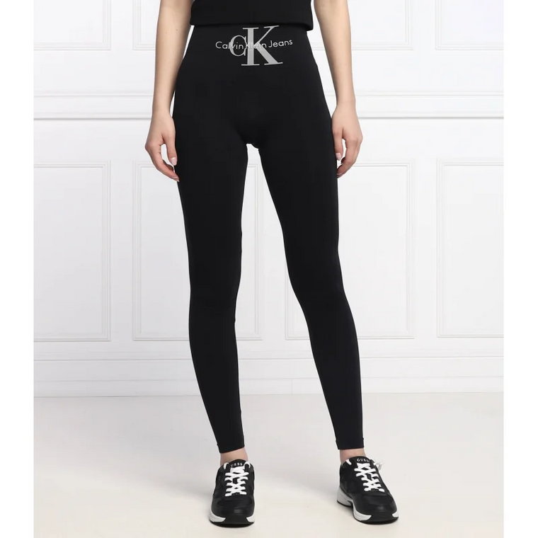 CALVIN KLEIN JEANS Legginsy | Slim Fit | high waist