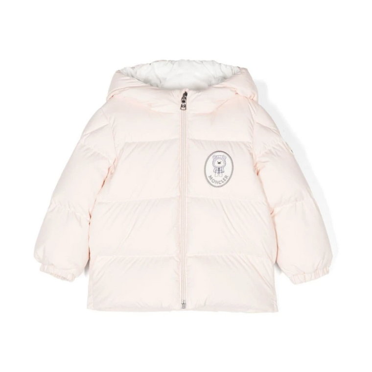 Dziecięcy Puchowy Płaszcz z Logo Moncler