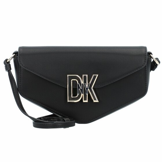 DKNY Downtown Torba na ramię Skórzany 25 cm blk-gold