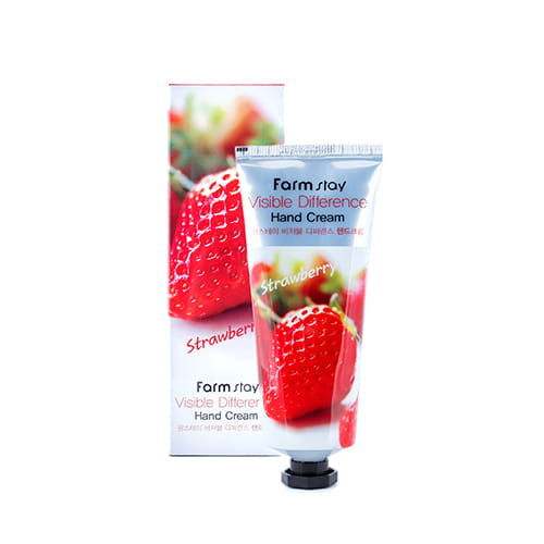 FarmStay Visible Difference Hand Cream krem do rąk Truskawka 100ml