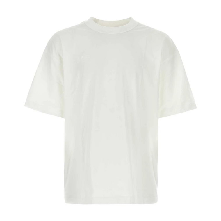 Podkreśl swój casualowy styl białym oversize`owym t-shirtem z bawełny Vetements