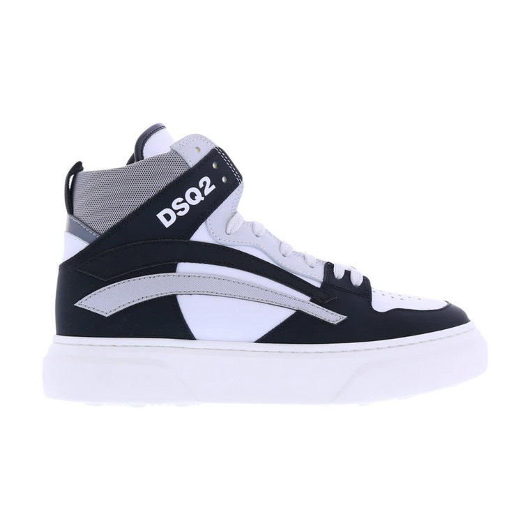 551 Mid Box Sole Lace Sneakers Dsquared2