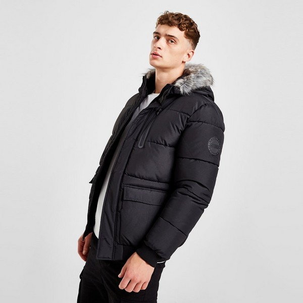 MCKENZIE KURTKA VOYAGE SHORT PARKA BLK