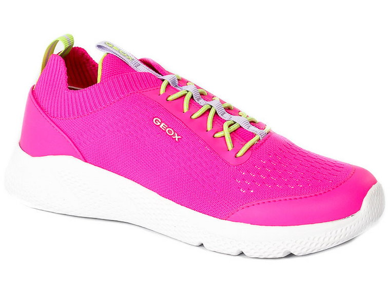 Półbuty Geox J25FWB-0006K-C8033 Fluo Fuchsia R.32-35