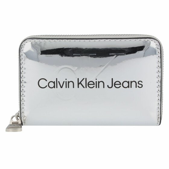 Calvin Klein Jeans Sculpted Portfel 10.5 cm silver
