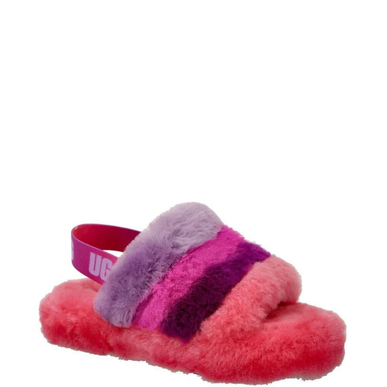 UGG Skórzane obuwie domowe FLUFFY YEAH