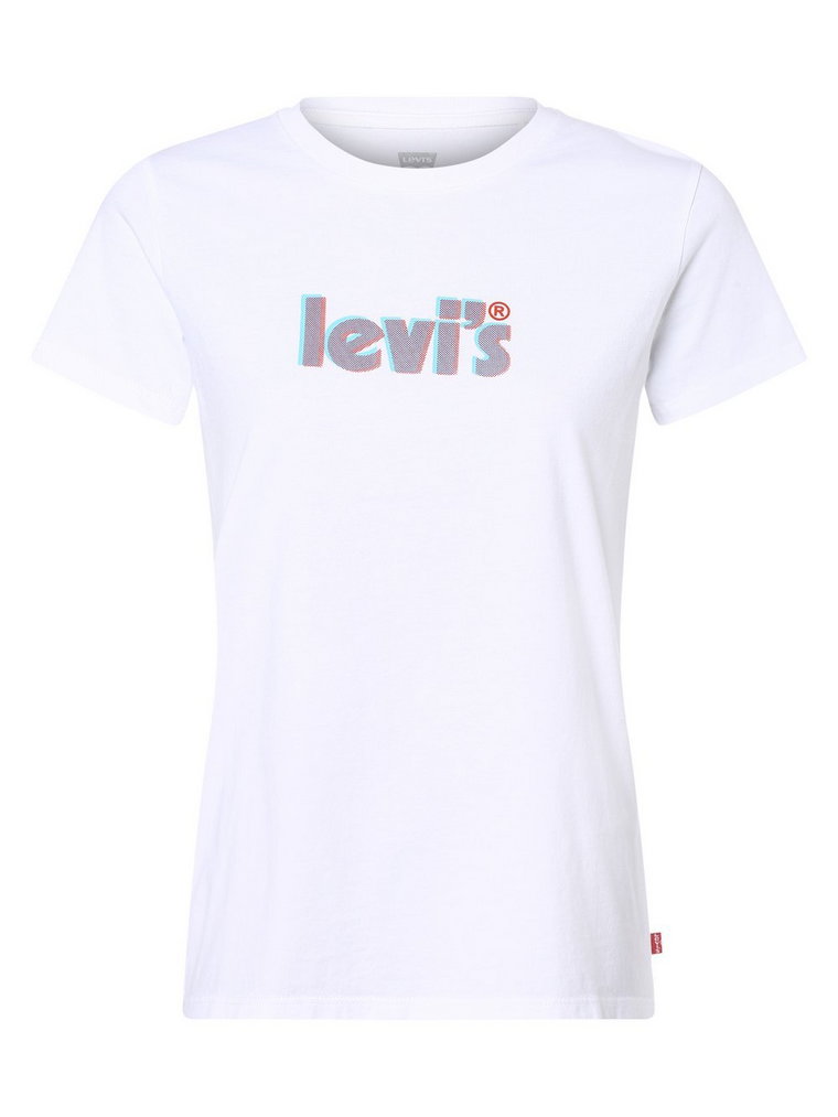 Levi's - T-shirt damski, biały