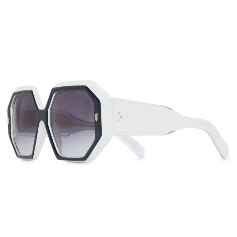 Białe okulary przeciwsłoneczne z oryginalnym etui Cutler And Gross