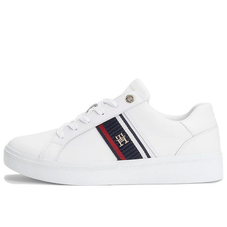 Buty Tommy Hilfiger Corp Webbing Sneaker FW0FW07379-YBS - białe