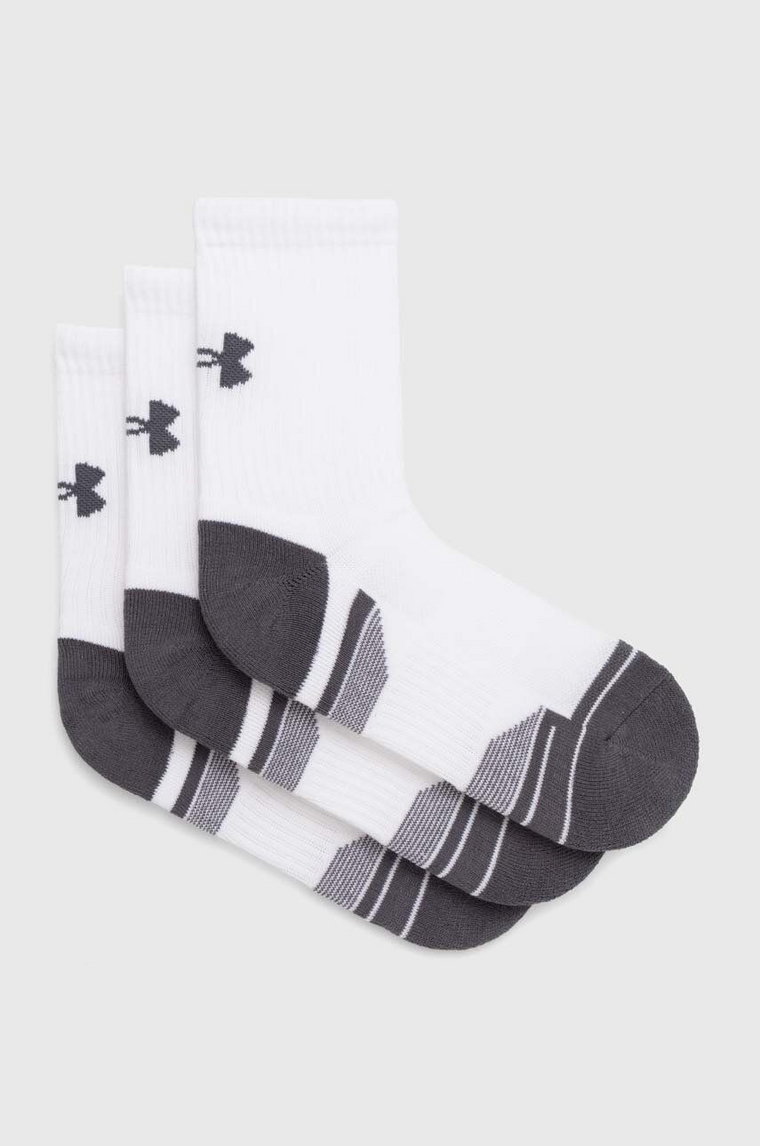 Under Armour skarpetki 3-pack męskie kolor biały 1379530