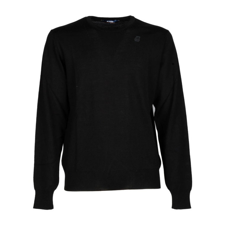 Sweter z wełny Sebastien Merino w kolorze czarnym K-Way