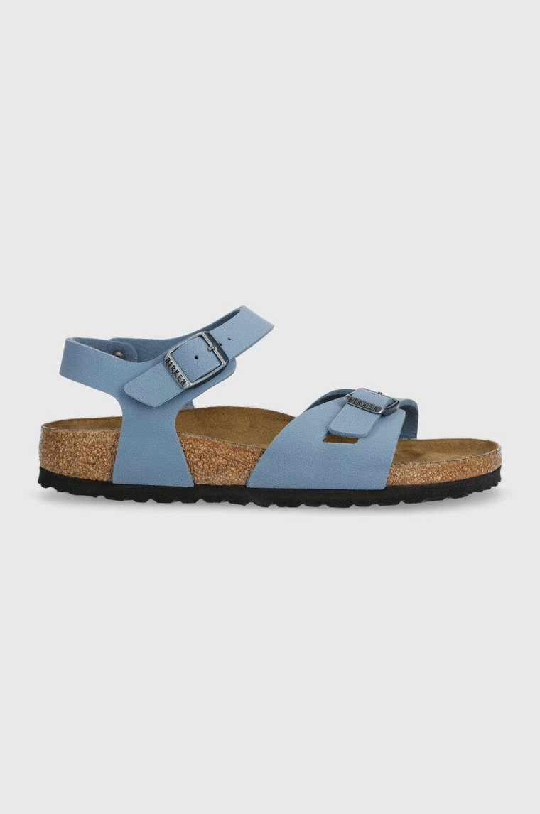 Birkenstock sandały dziecięce Rio Kids BFBC kolor niebieski