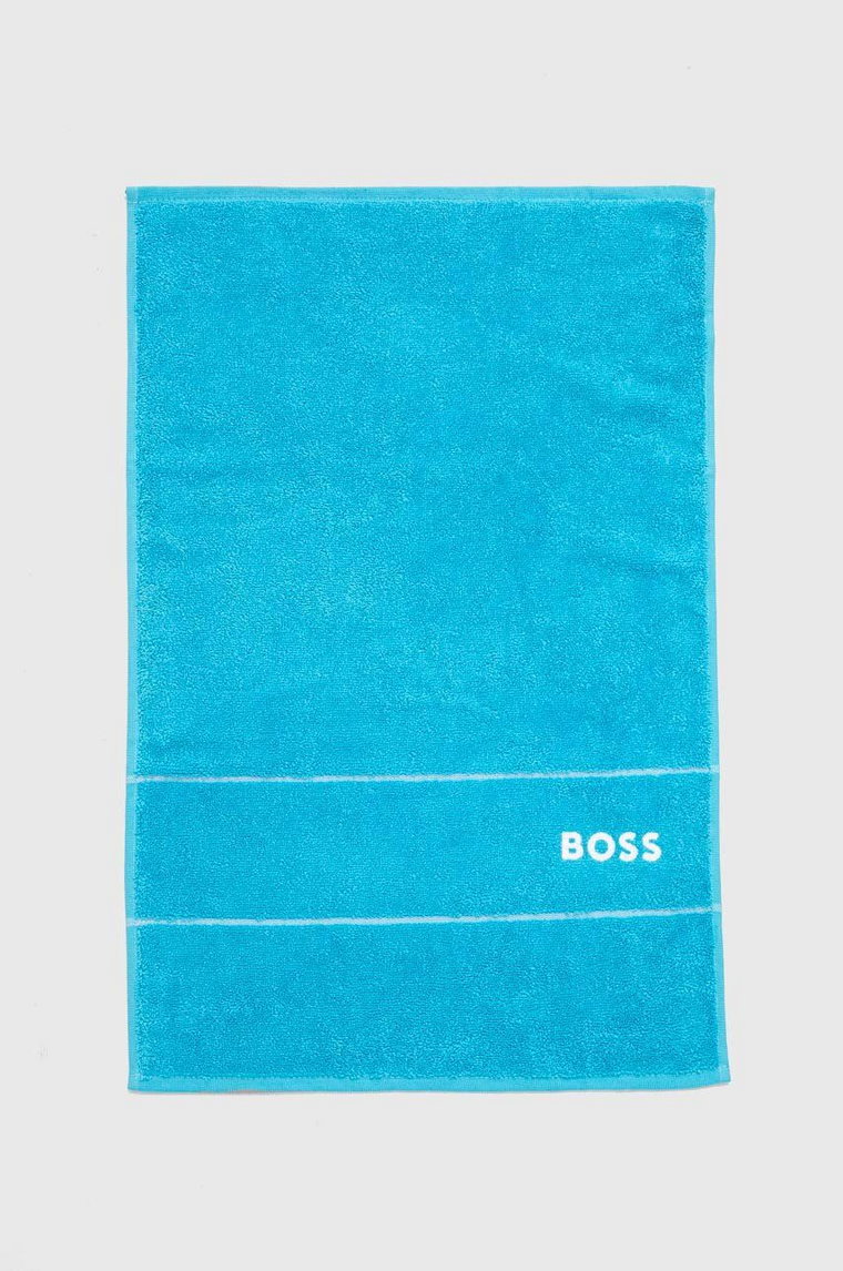 BOSS ręcznik bawełniany Plain River Blue 40 x 60 cm