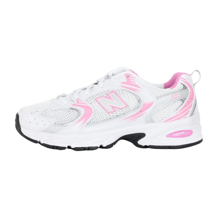 Białe i Różowe Sportowe Sneakersy dla Kobiet New Balance