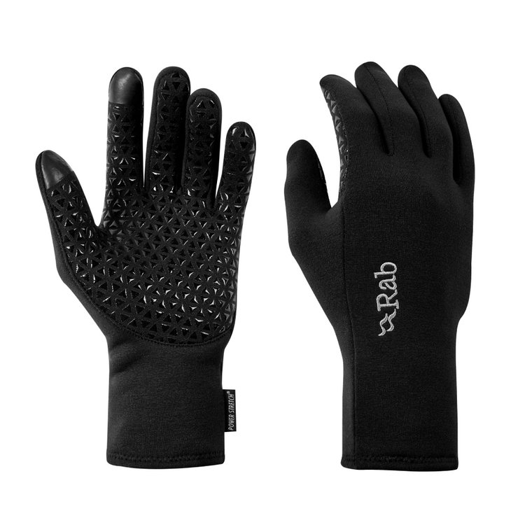Rękawiczki męskie Rab Power Stretch Contact Grip Glove black - L