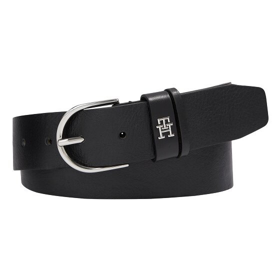 Tommy Hilfiger Essential Effortless Pas Skórzany black 110 cm