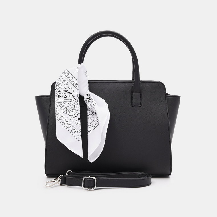 Sinsay - Torba shopper - Czarny