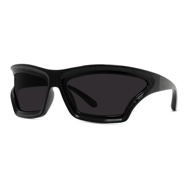 Nowoczesne okulary przeciwsłoneczne w czerni Loewe