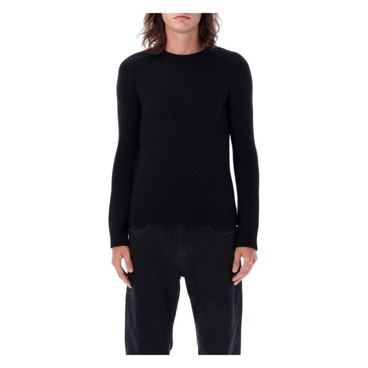 Luksusowy Sweter z Kaszmiru - Czarny Aw23 Saint Laurent