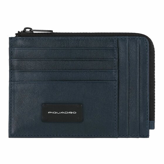 Piquadro Harper Credit Card Case Leather 13 cm night blue