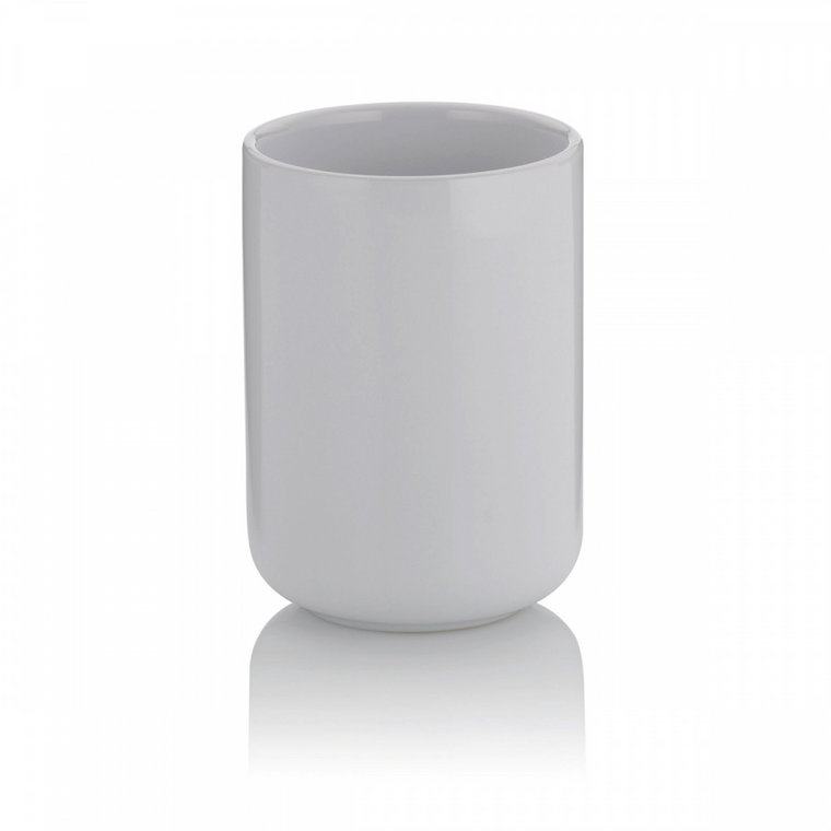 Ceramiczny kubek łazienkowy 7,5x10 Kela biały kod: KE-20501