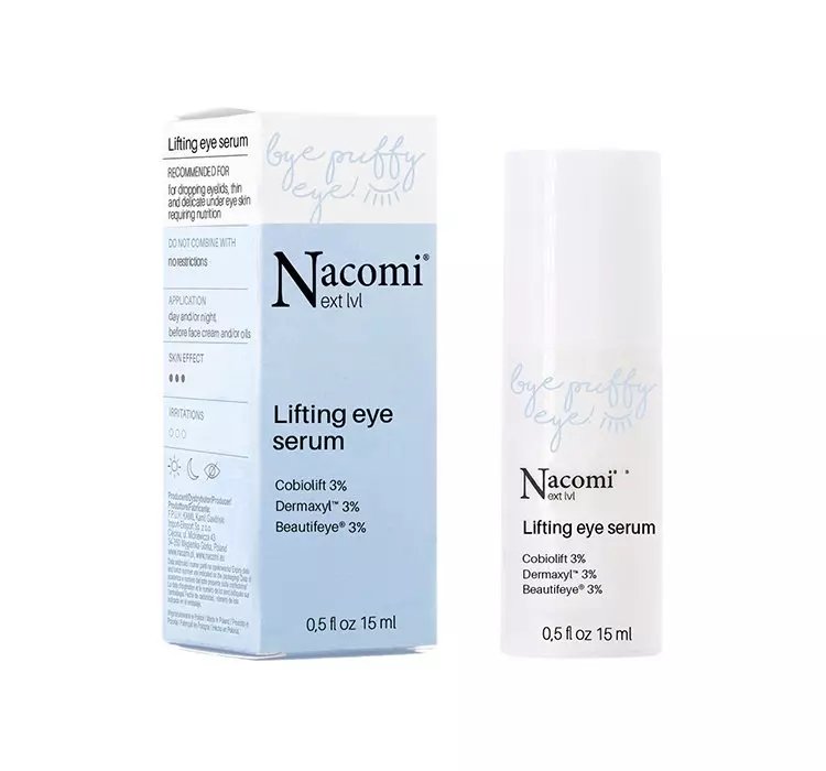 NACOMI NEXT LEVEL BYE PUFFY EYE LIFTINGUJĄCE SERUM POD OCZY 15ML