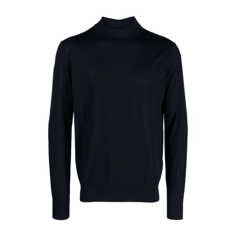 Niebieskie Swetry dla Mężczyzn Giorgio Armani