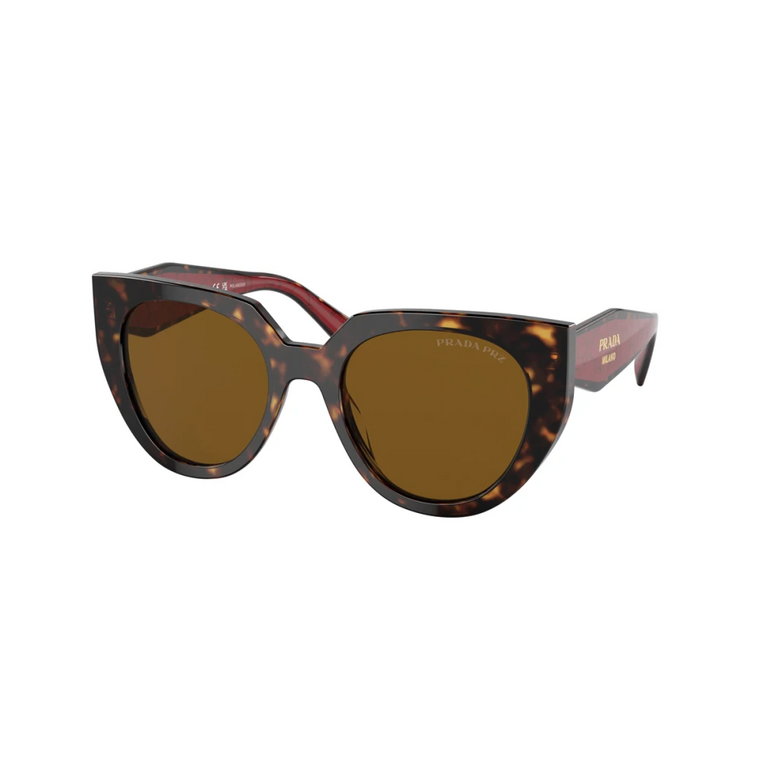 Stylowe okulary przeciwsłoneczne dla kobiet - Prada 14Ws Tortoise/Bord Prada