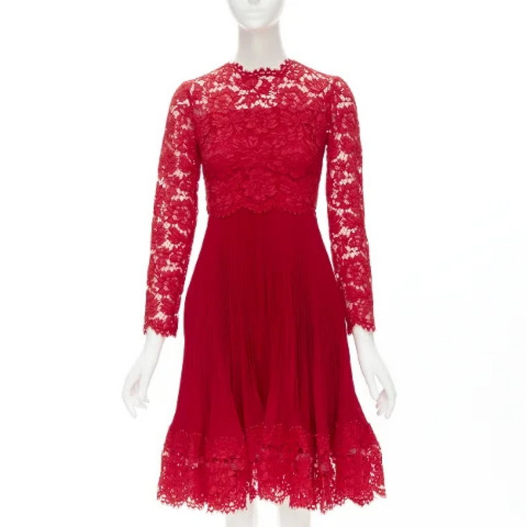 Pre-owned jedwabne Sukienka Valentino Vintage