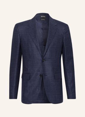 Zegna Marynarka Extra Slim Fit blau