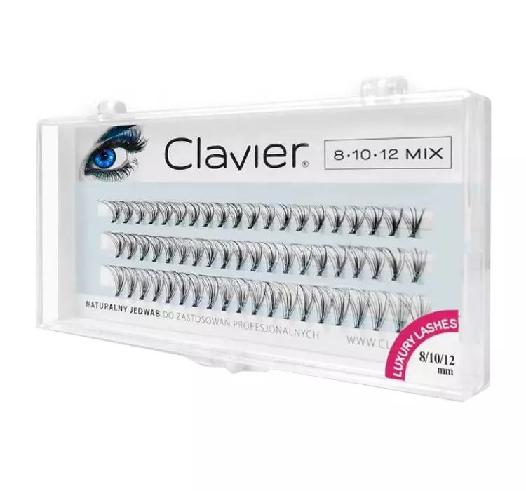 CLAVIER CLASSIC MIX KĘPKI SZTUCZNYCH RZĘS 8 10 12MM