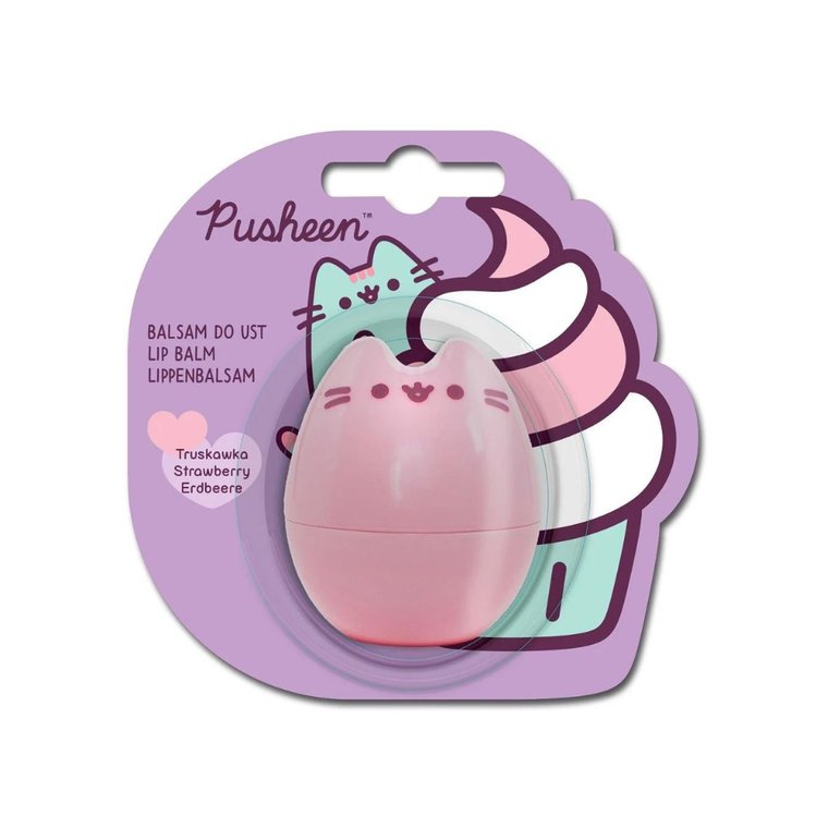 Pusheen Lipbalm 3D Truskawka Balsam Do Ust 4g